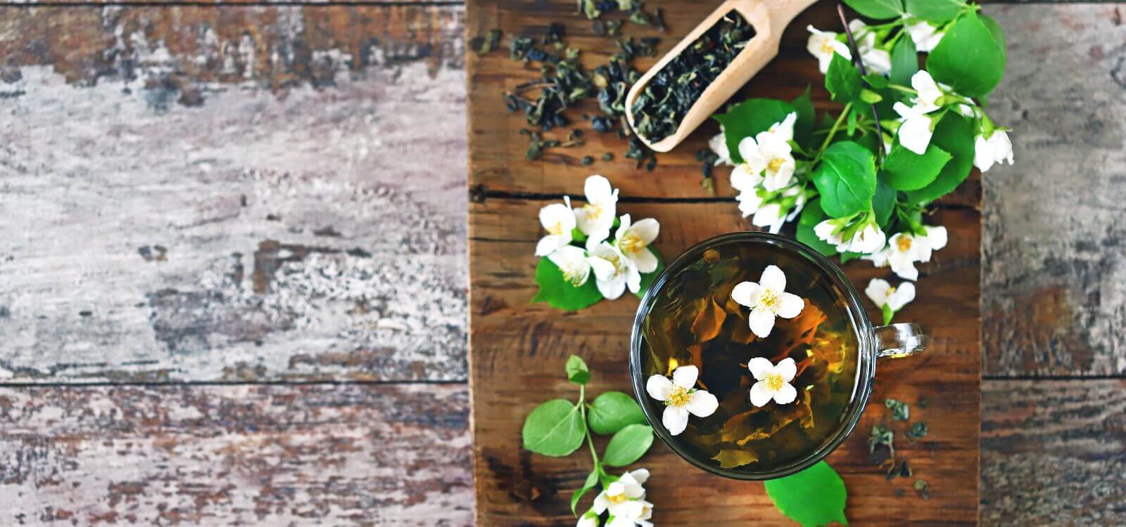 herbs on cutting board