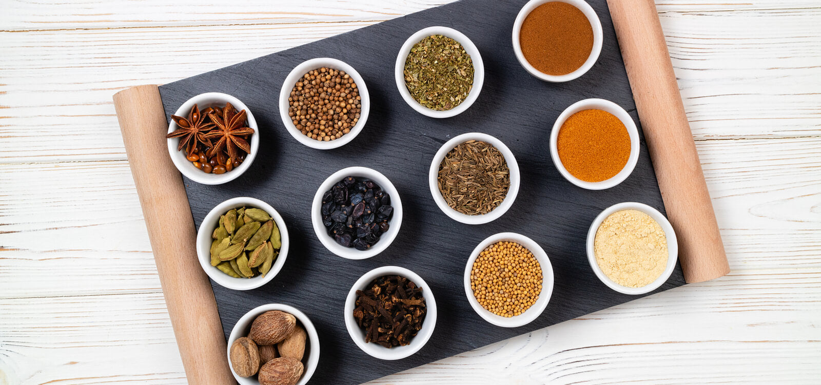 various spices as ayurvedic medicine for digestion