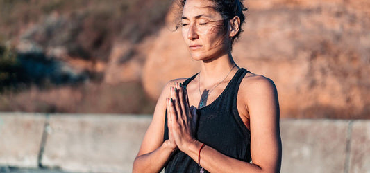 woman meditating to balance vata dosha