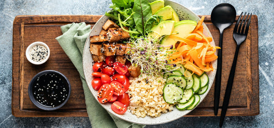 bowl of healthy food