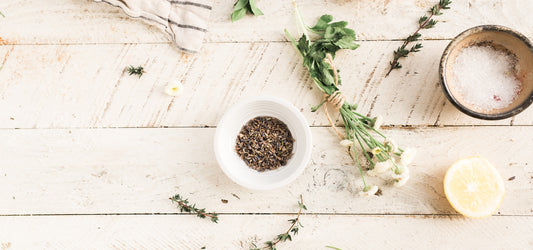 ingredients, herbs and seeds
