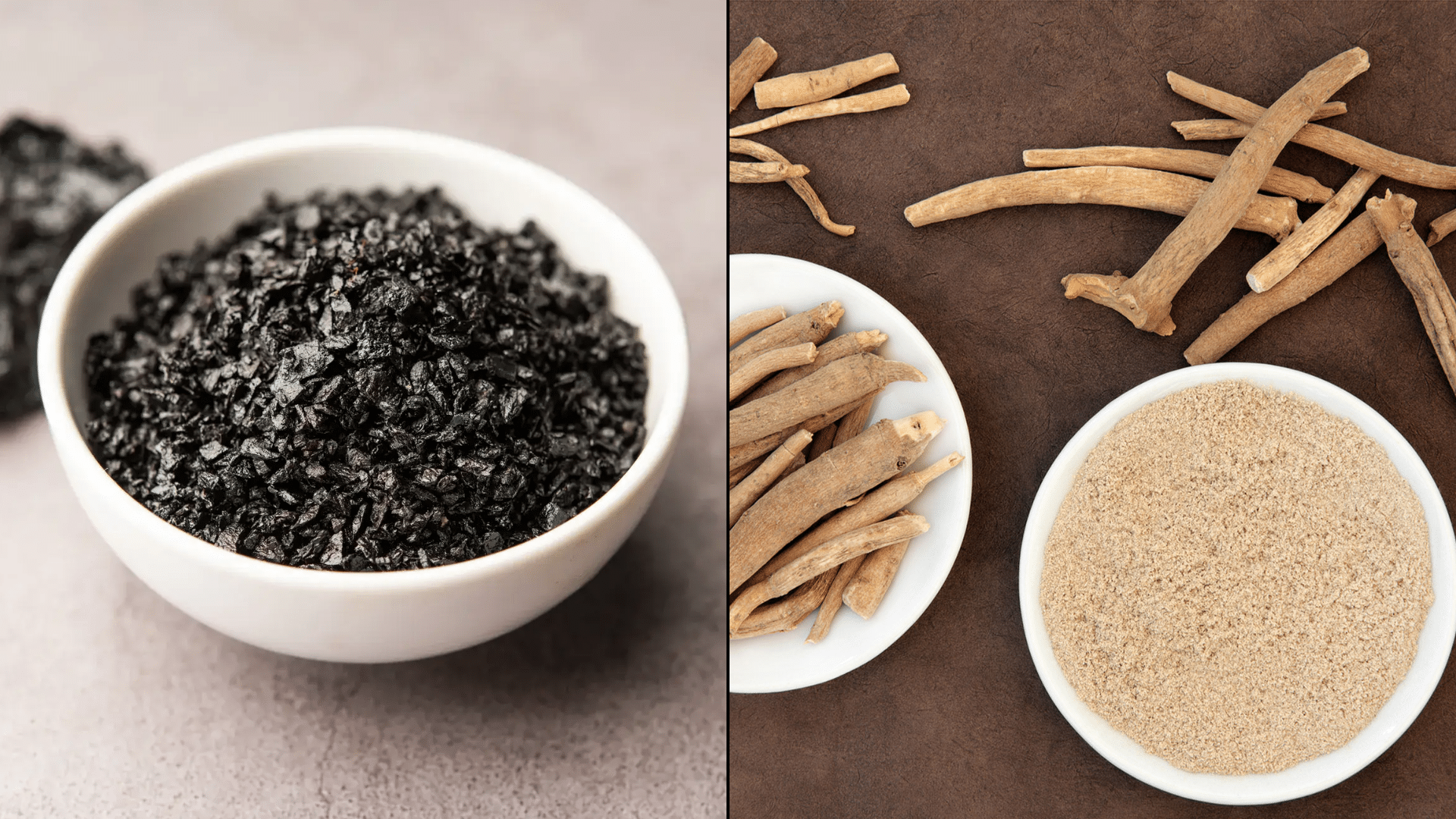 Shilajit and Ashwagandha- Benefits, Timing, and Dosage