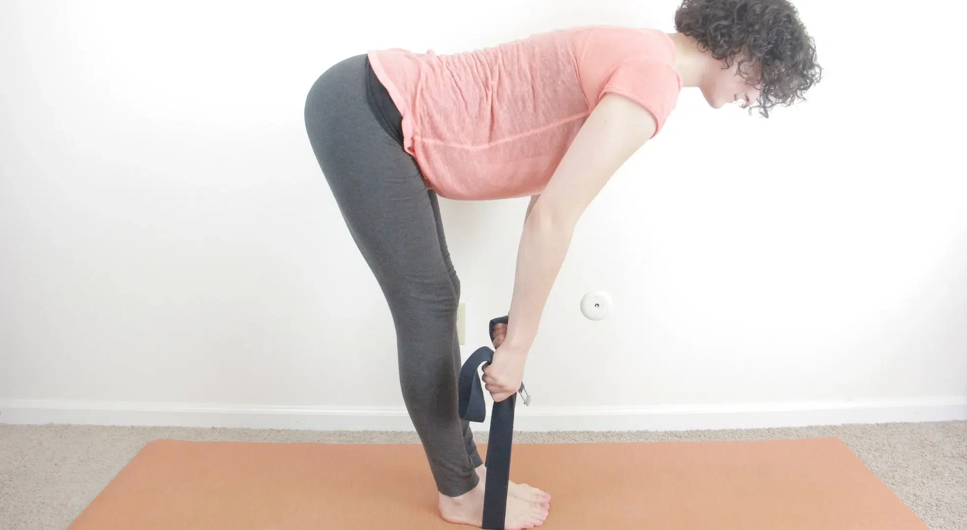 Standing Forward Fold with Strap