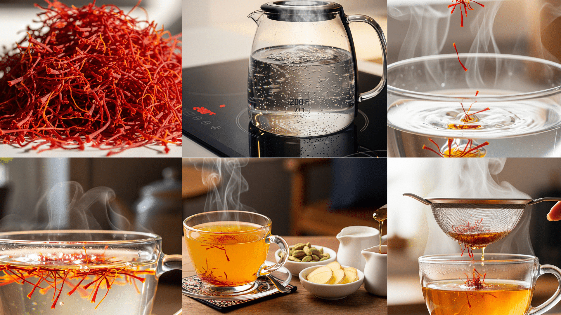 how to use saffron in tea