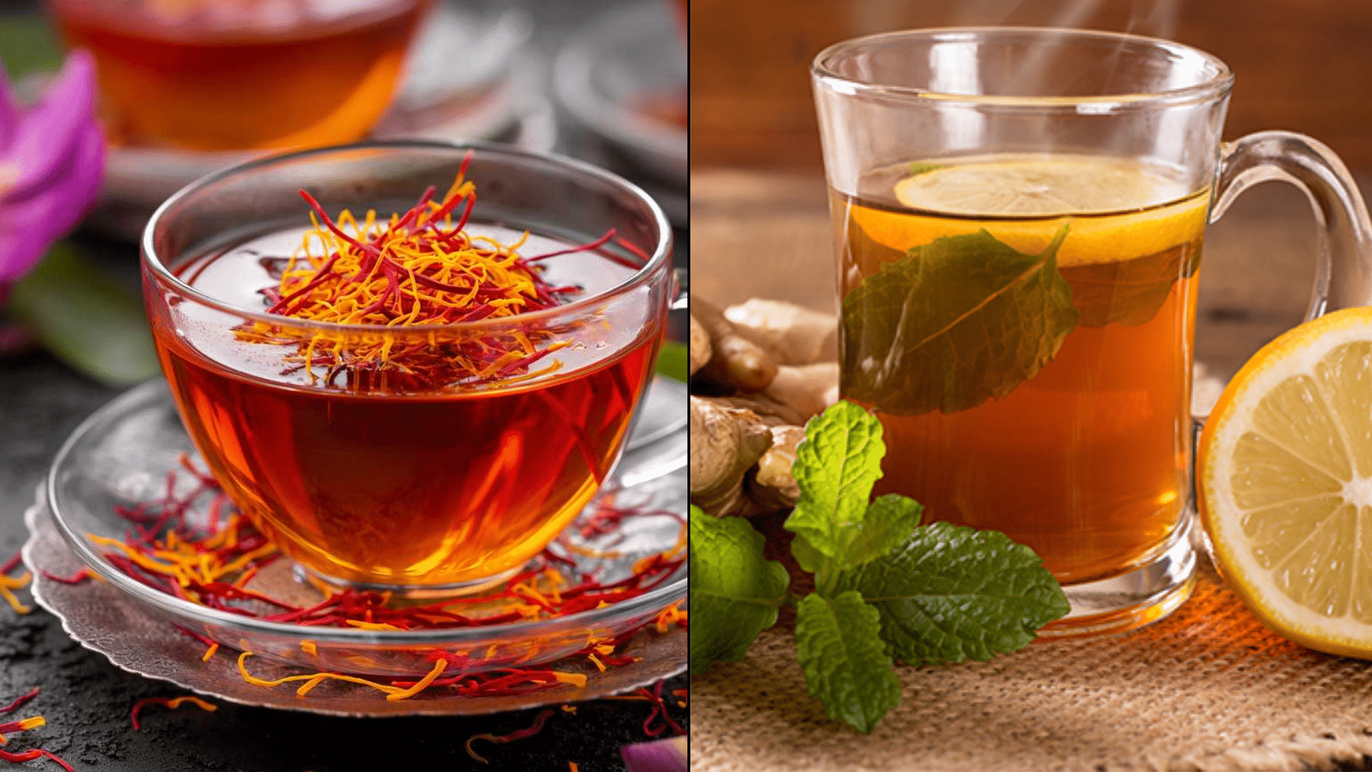 saffron ginger tea