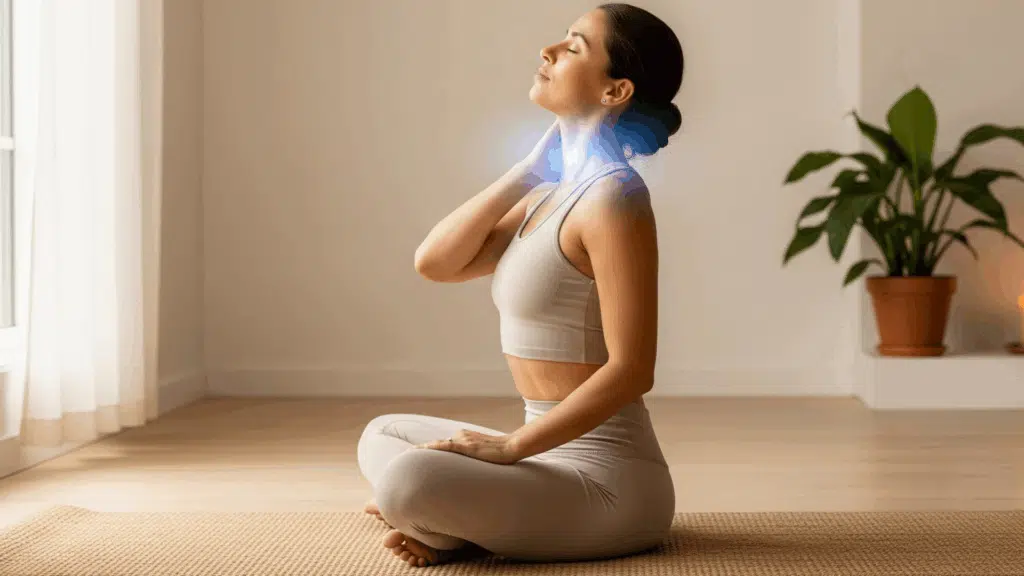 throat chakra yoga poses