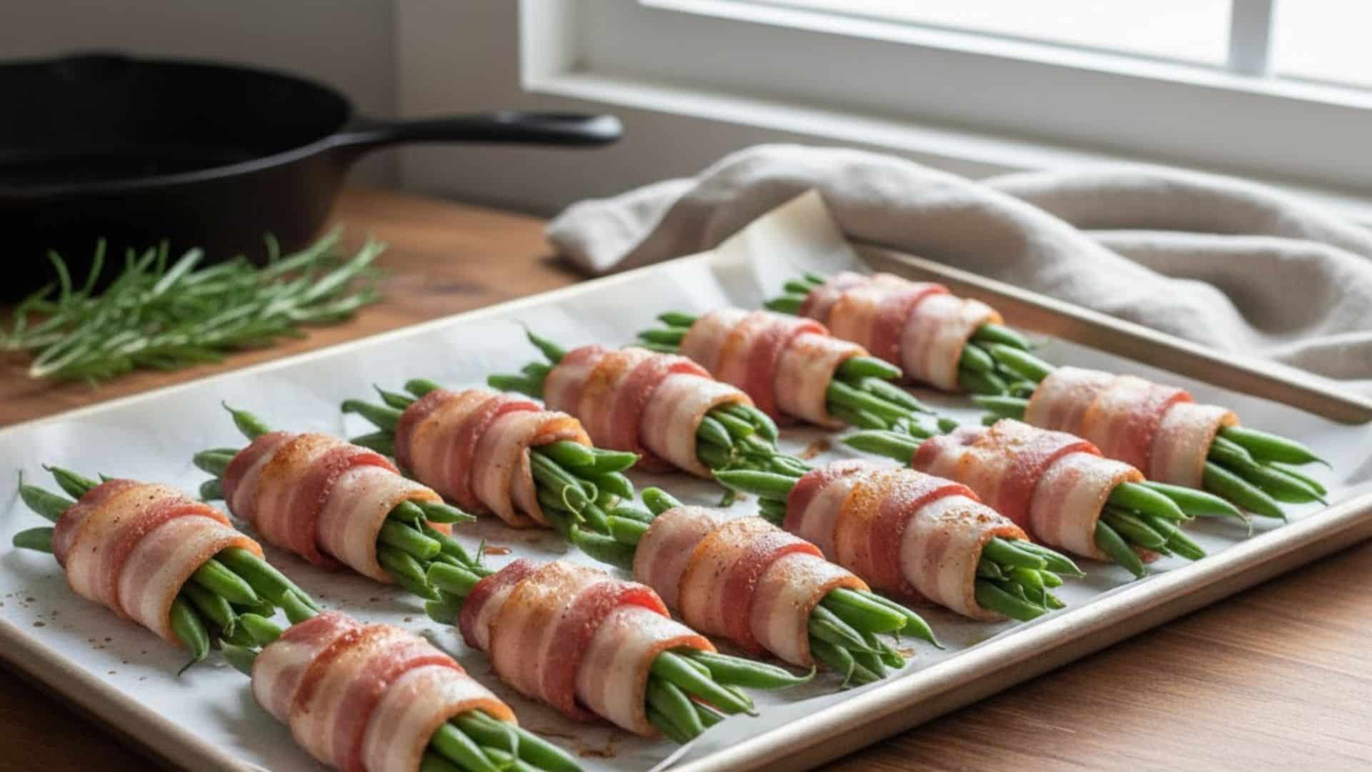 bacon wrapped green beans