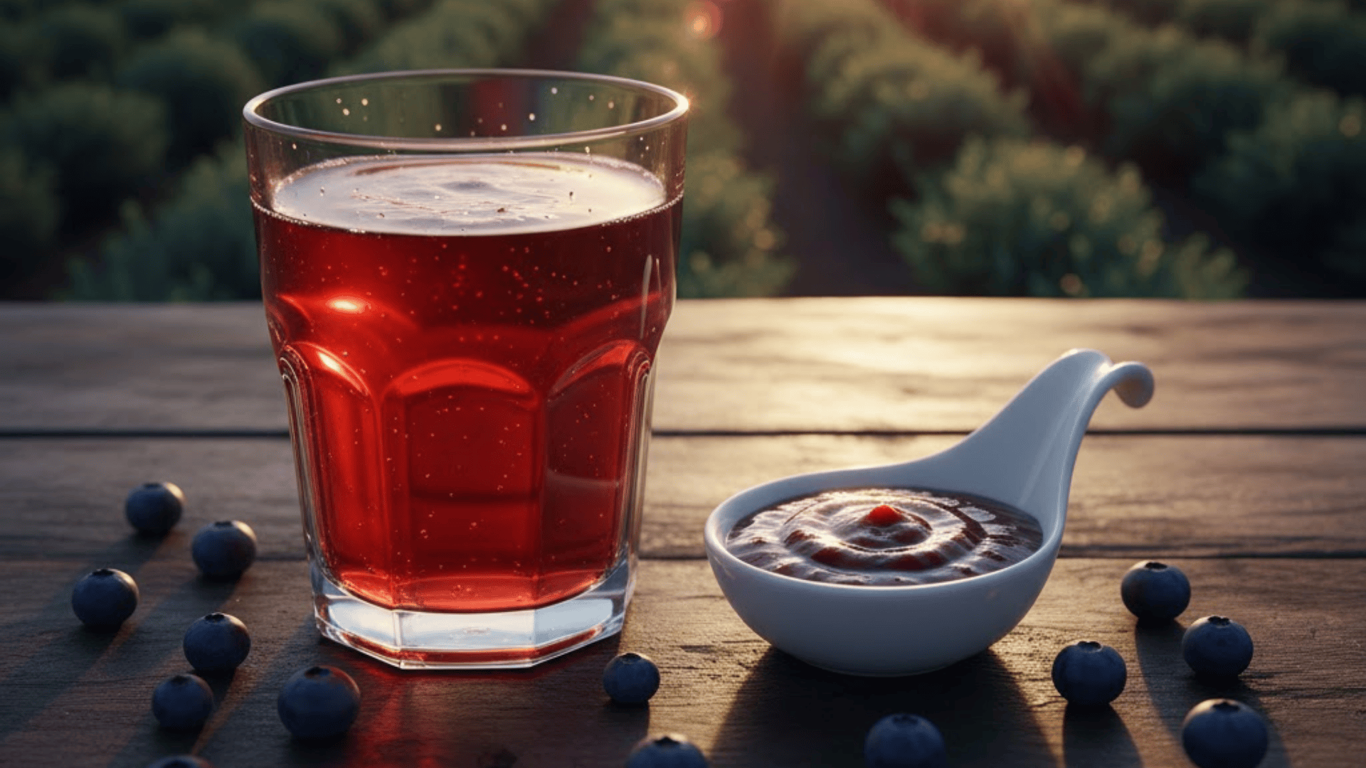 blue blueberries juice sauces