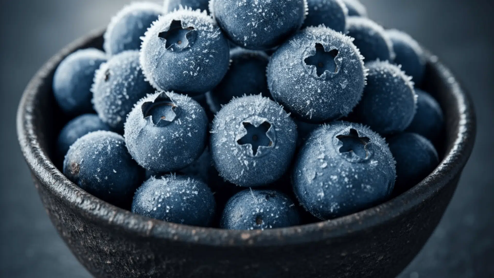 frozen blueberries