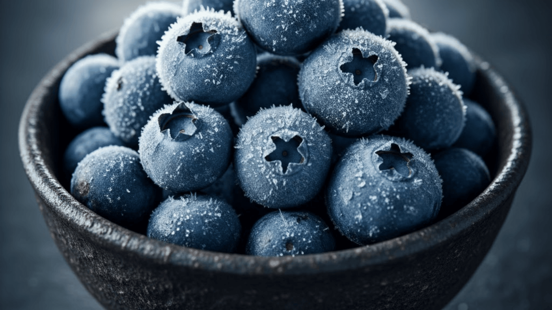 frozen blueberries