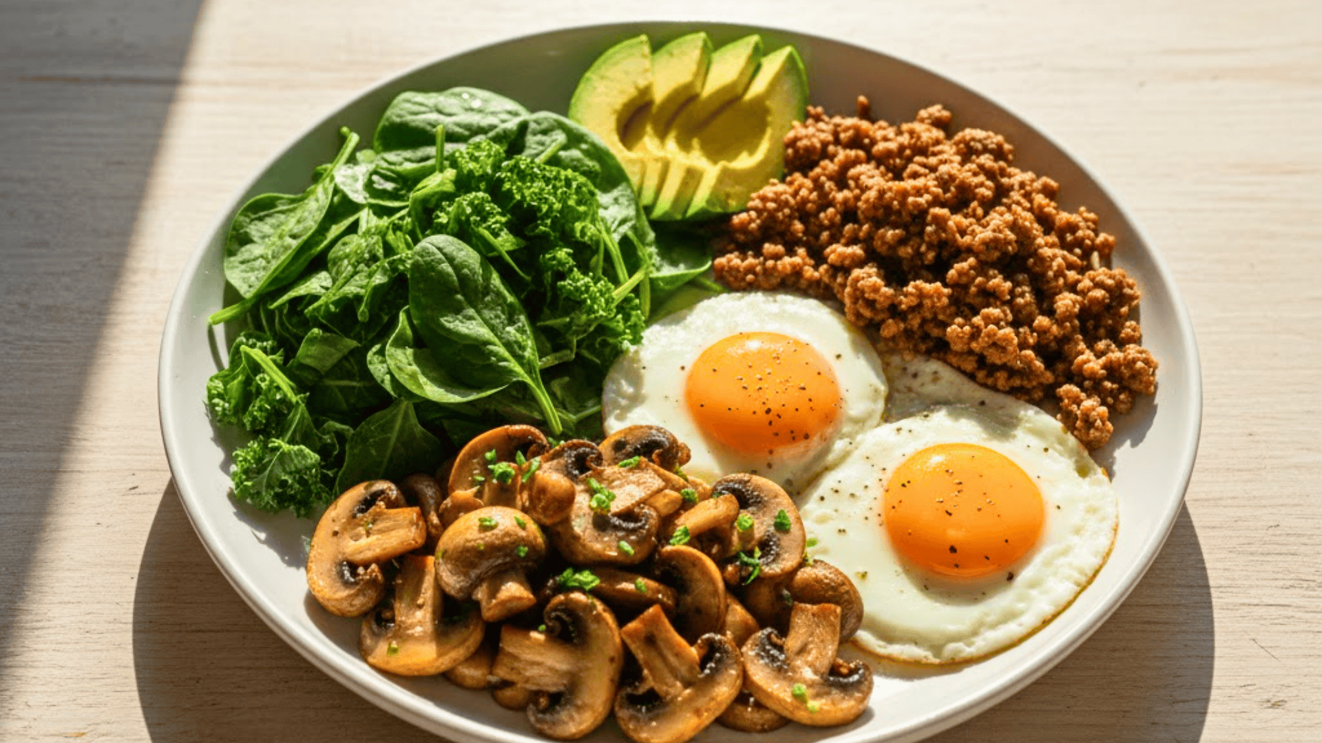 mushrooms with keto food