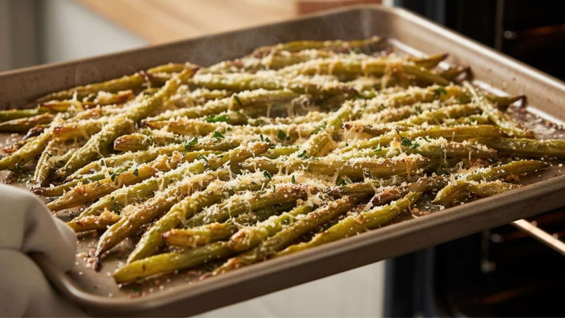 parmesan roasted green beans
