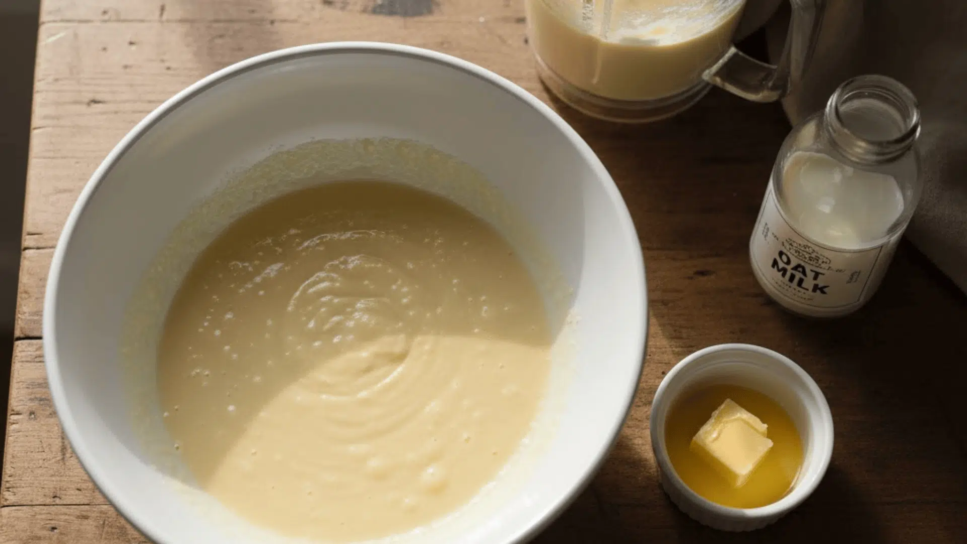 step 2 add wet ingredients and blend