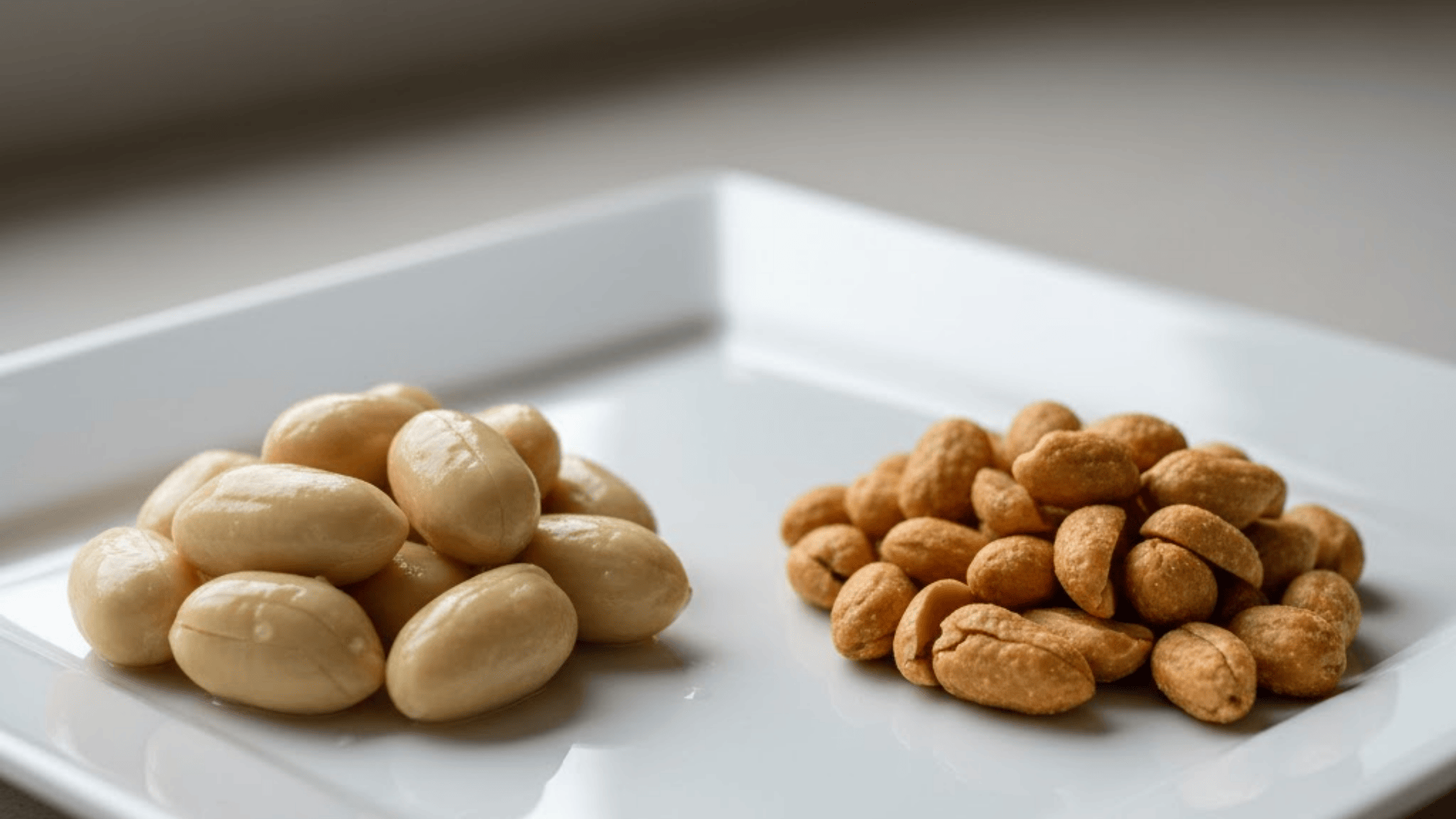 boiled peanuts vs roasted peanuts