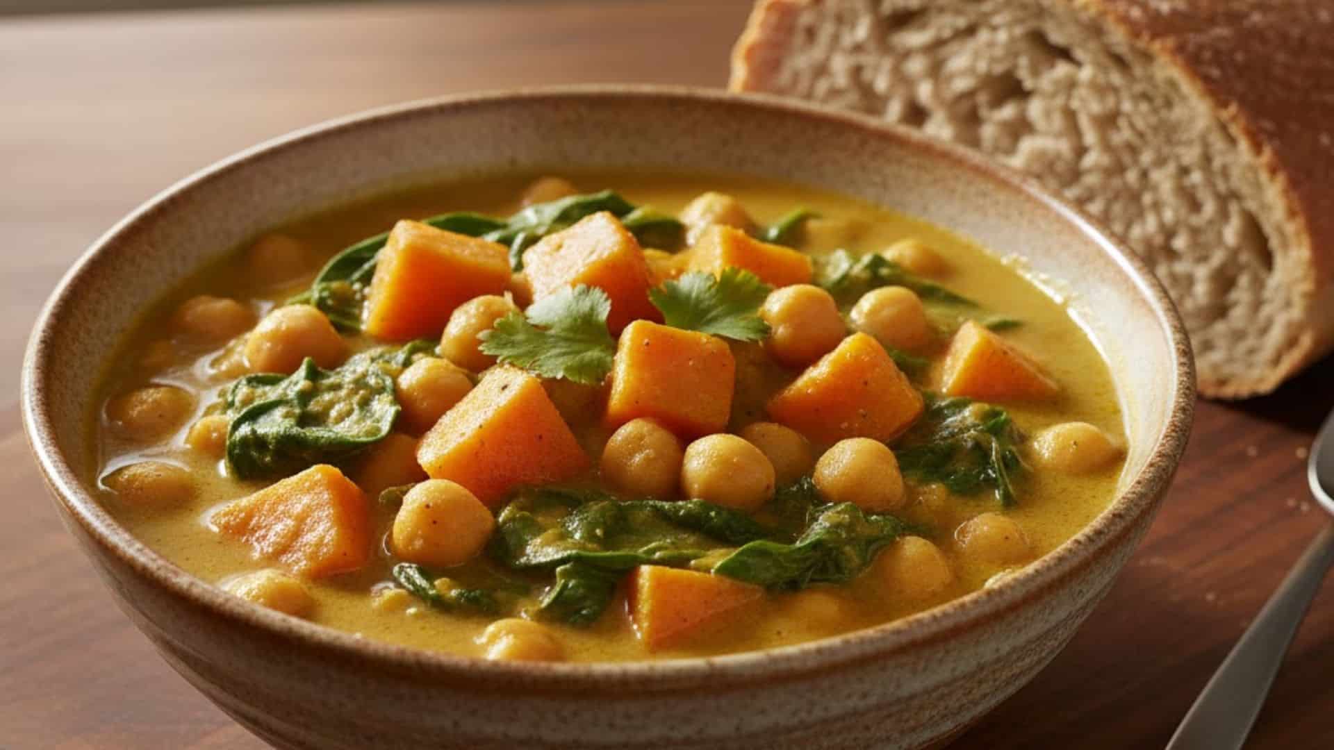 chickpea and sweet potato stew
