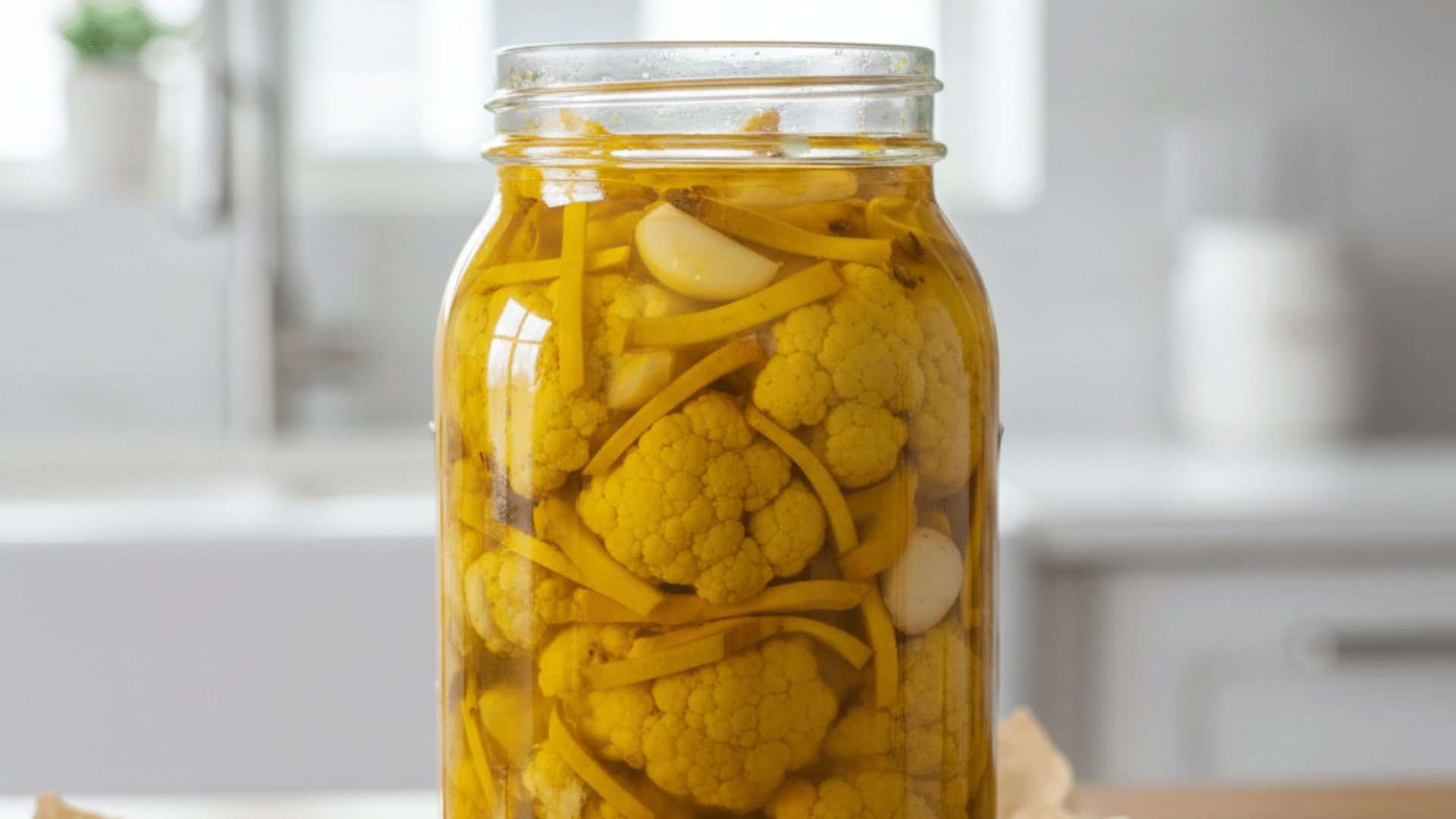 ginger pickled caulifower