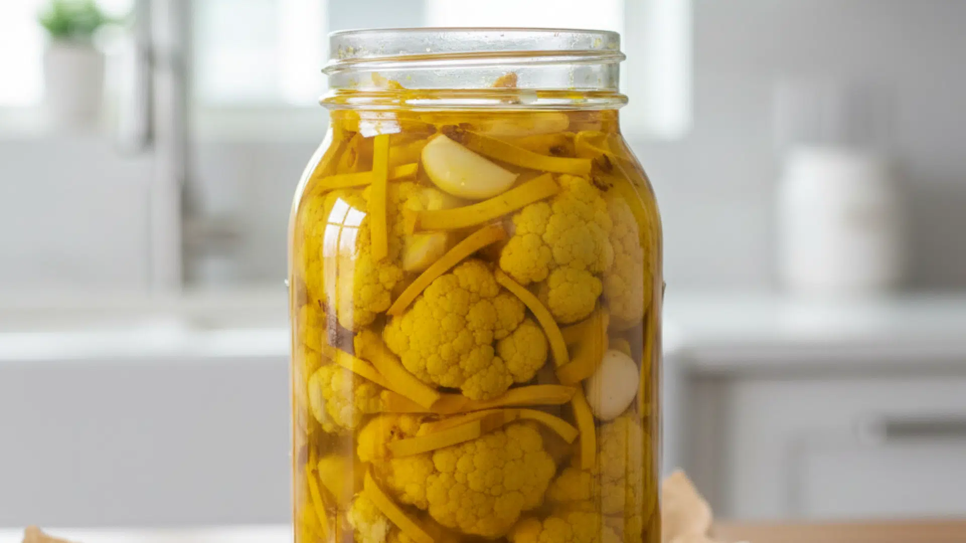 ginger pickled caulifower
