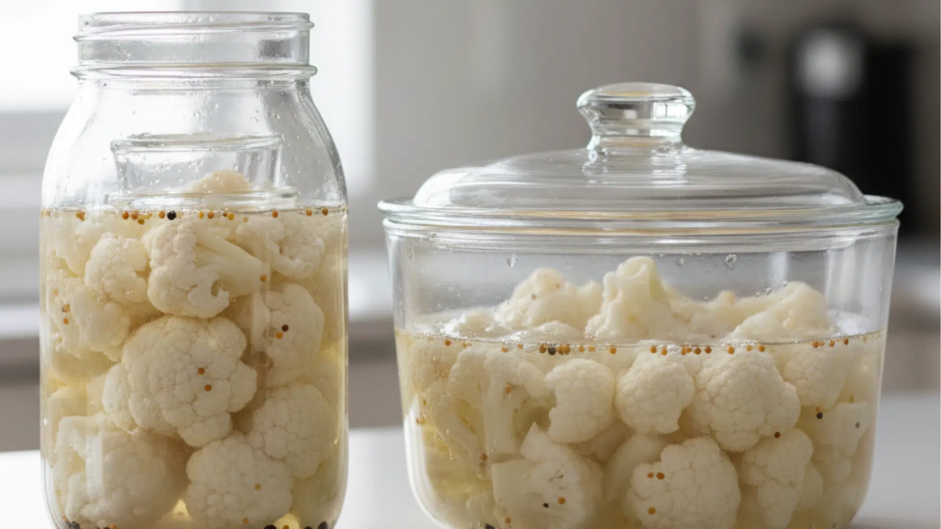 jar size brine coverage