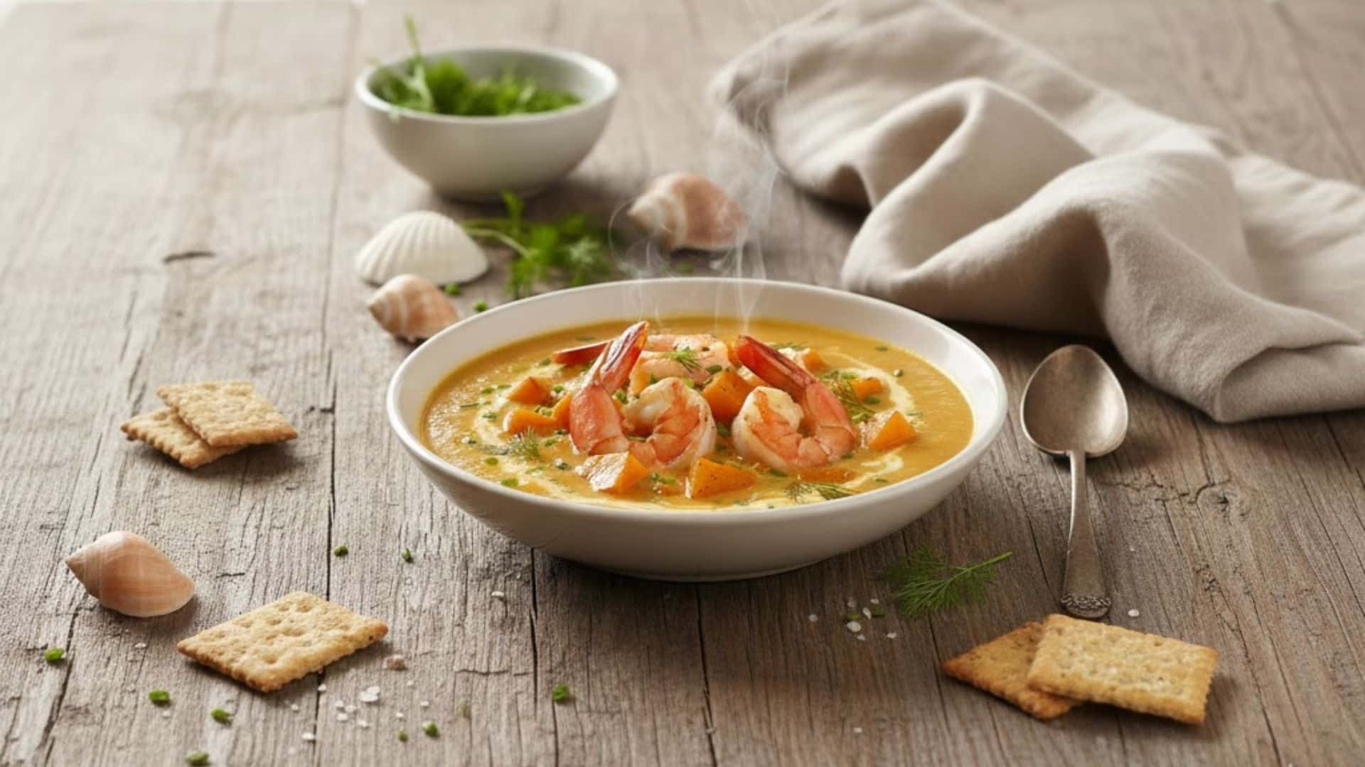 shrimp butternut squash chowder