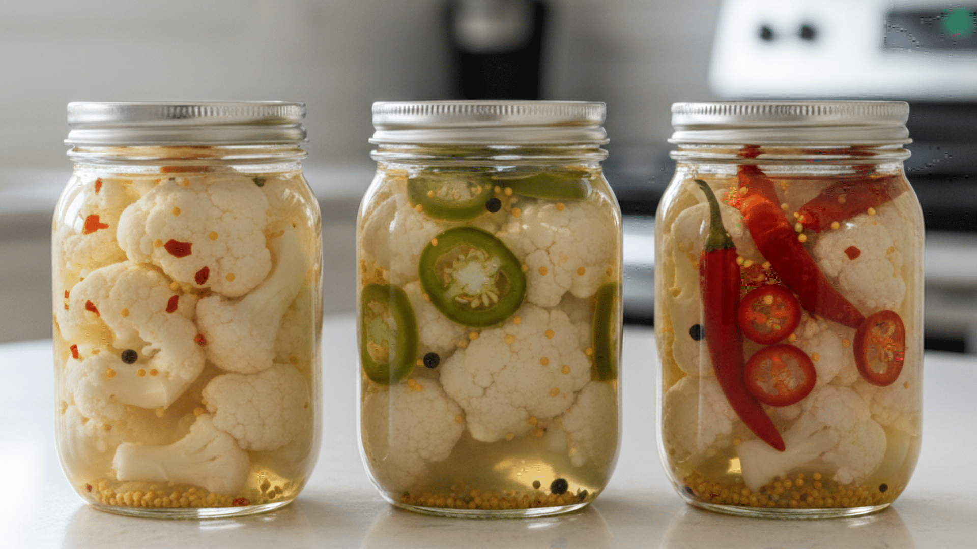 spicy pickled caulifower