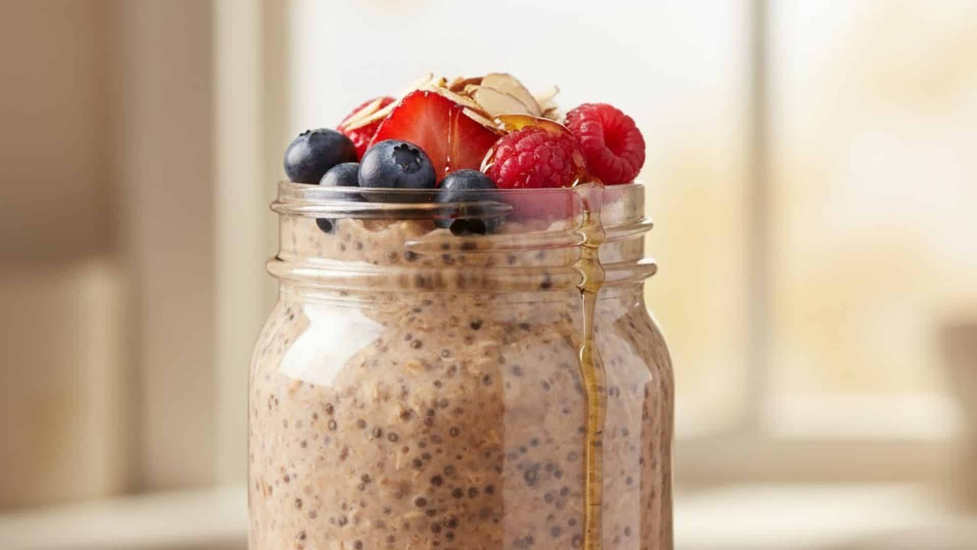 vegan protein overnight oats
