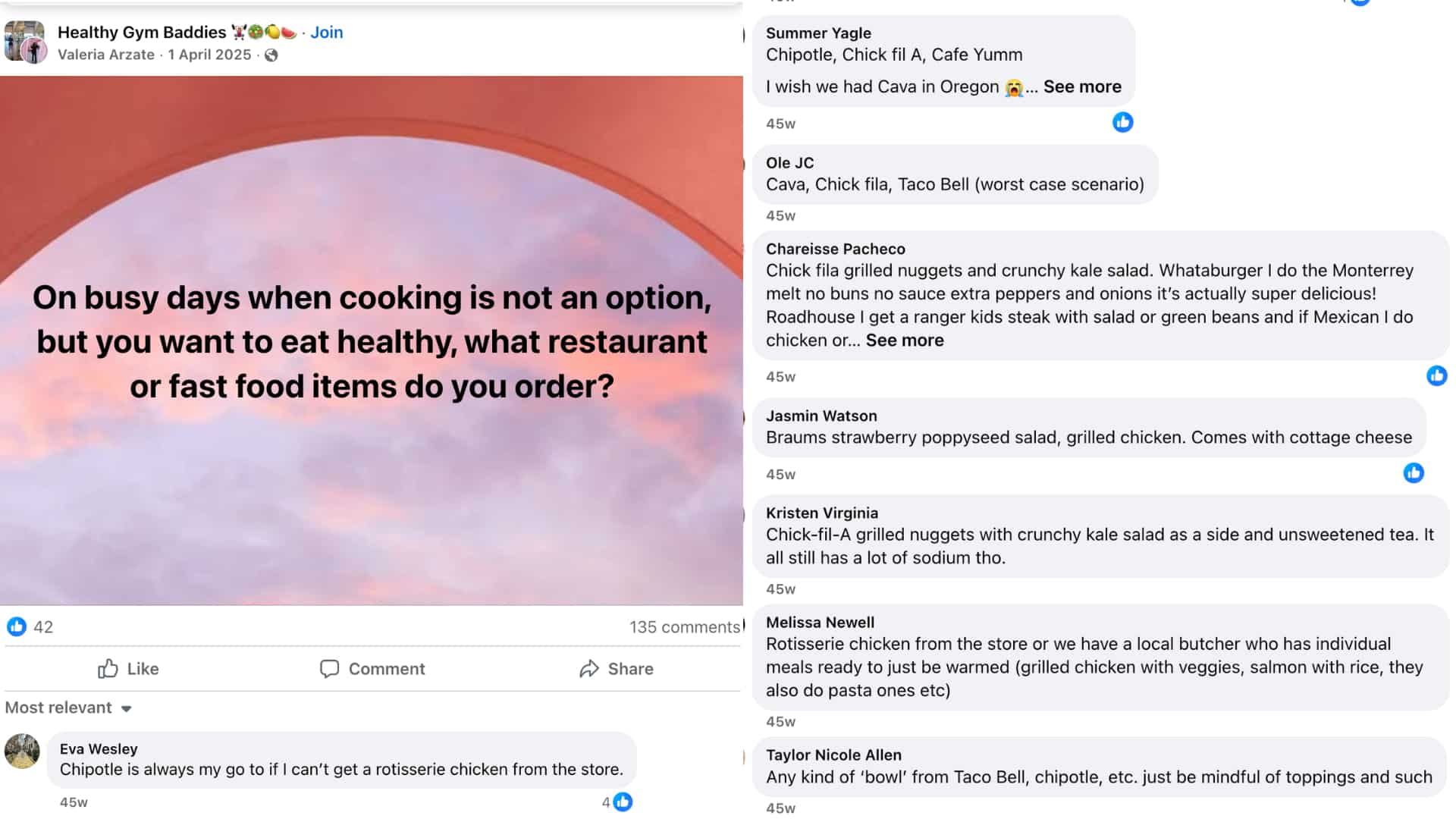 community favorites for healthier fast food choices