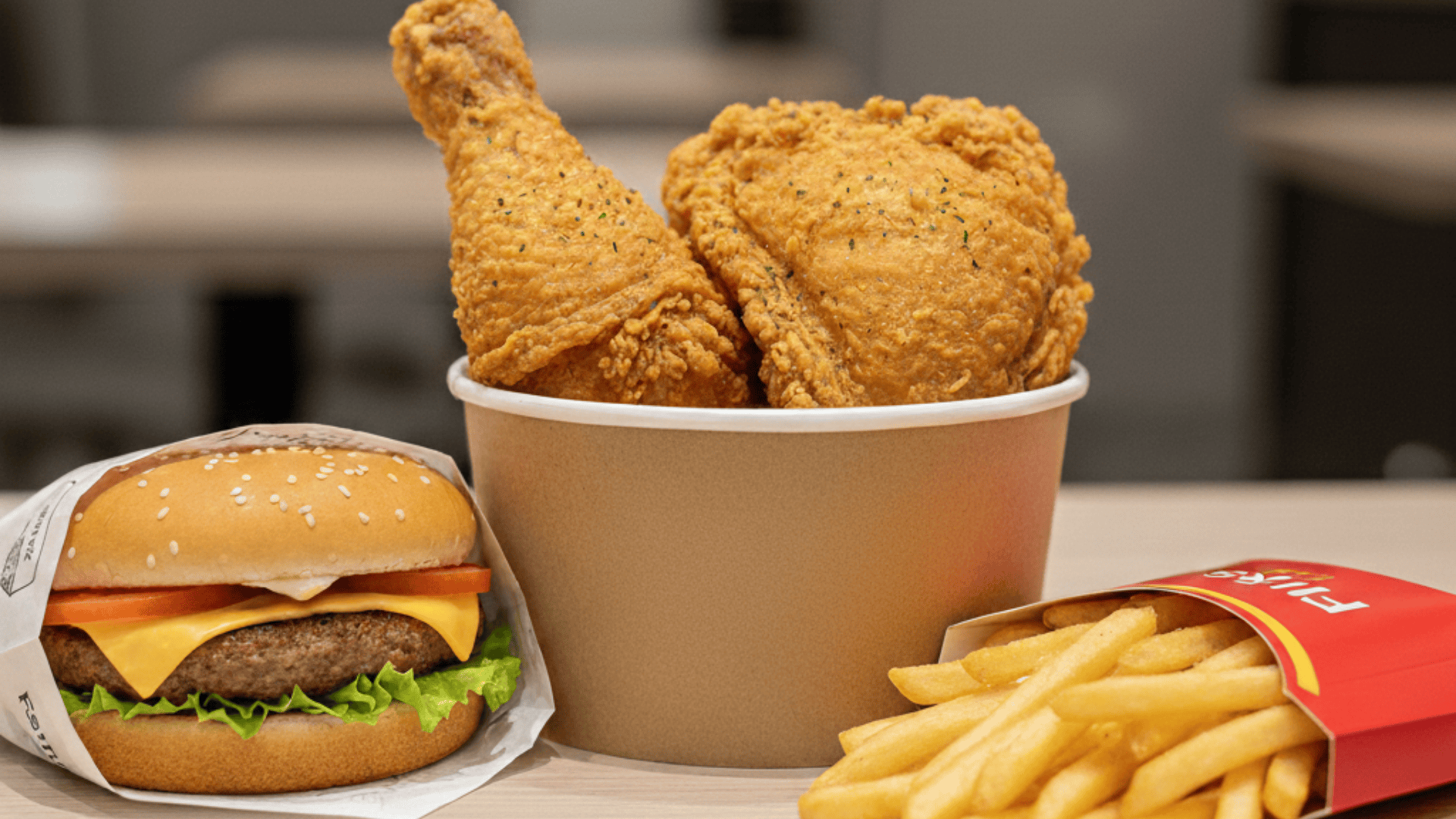 fried and fast foods