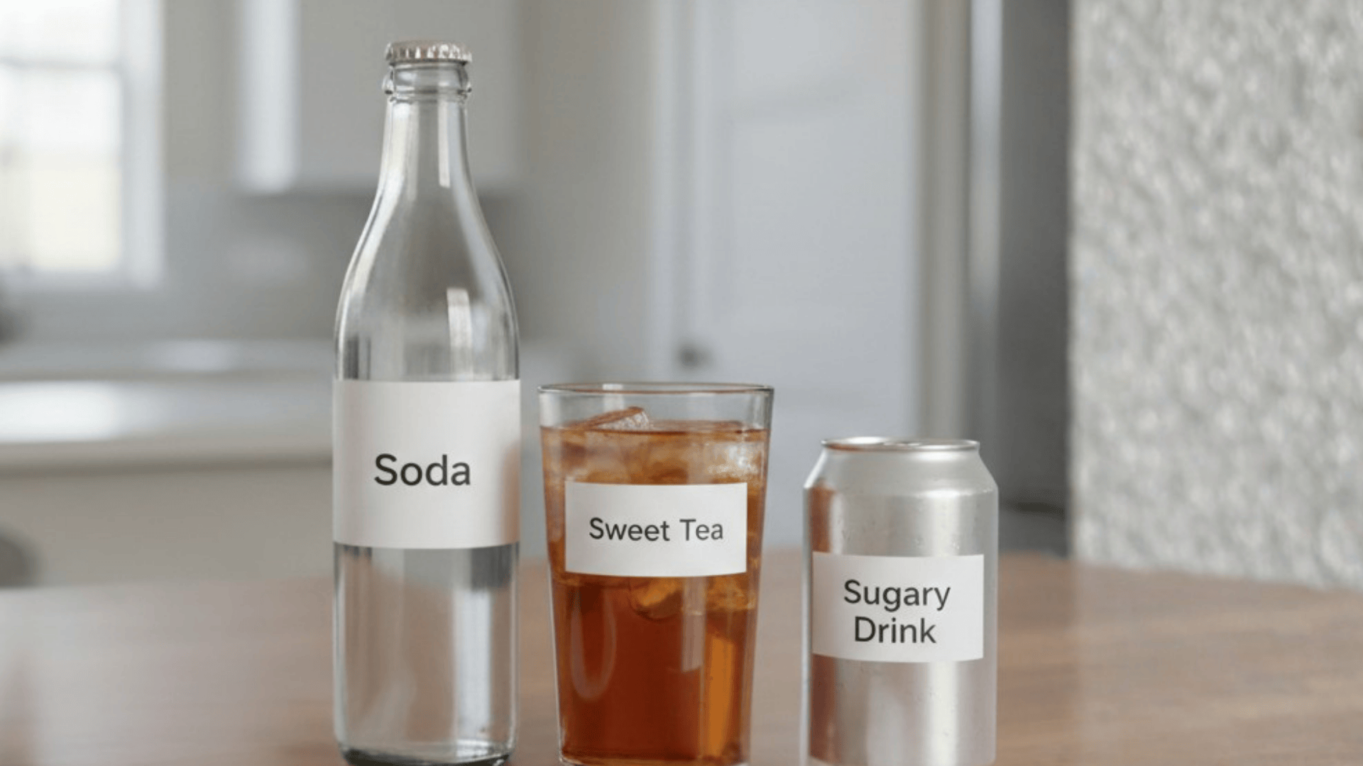 sugary foods and sweetened drinks