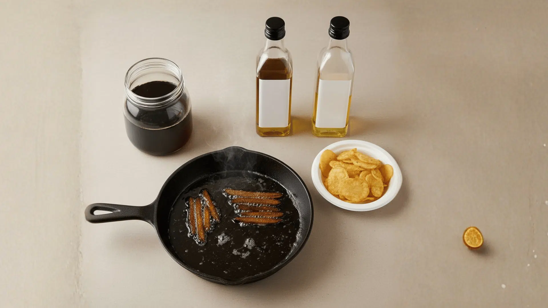 trans fats and overheated oils