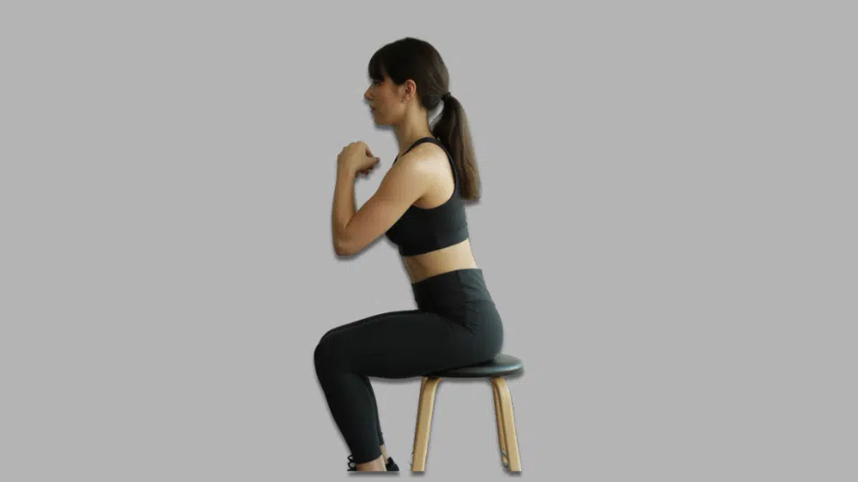 sit to stand chair squat