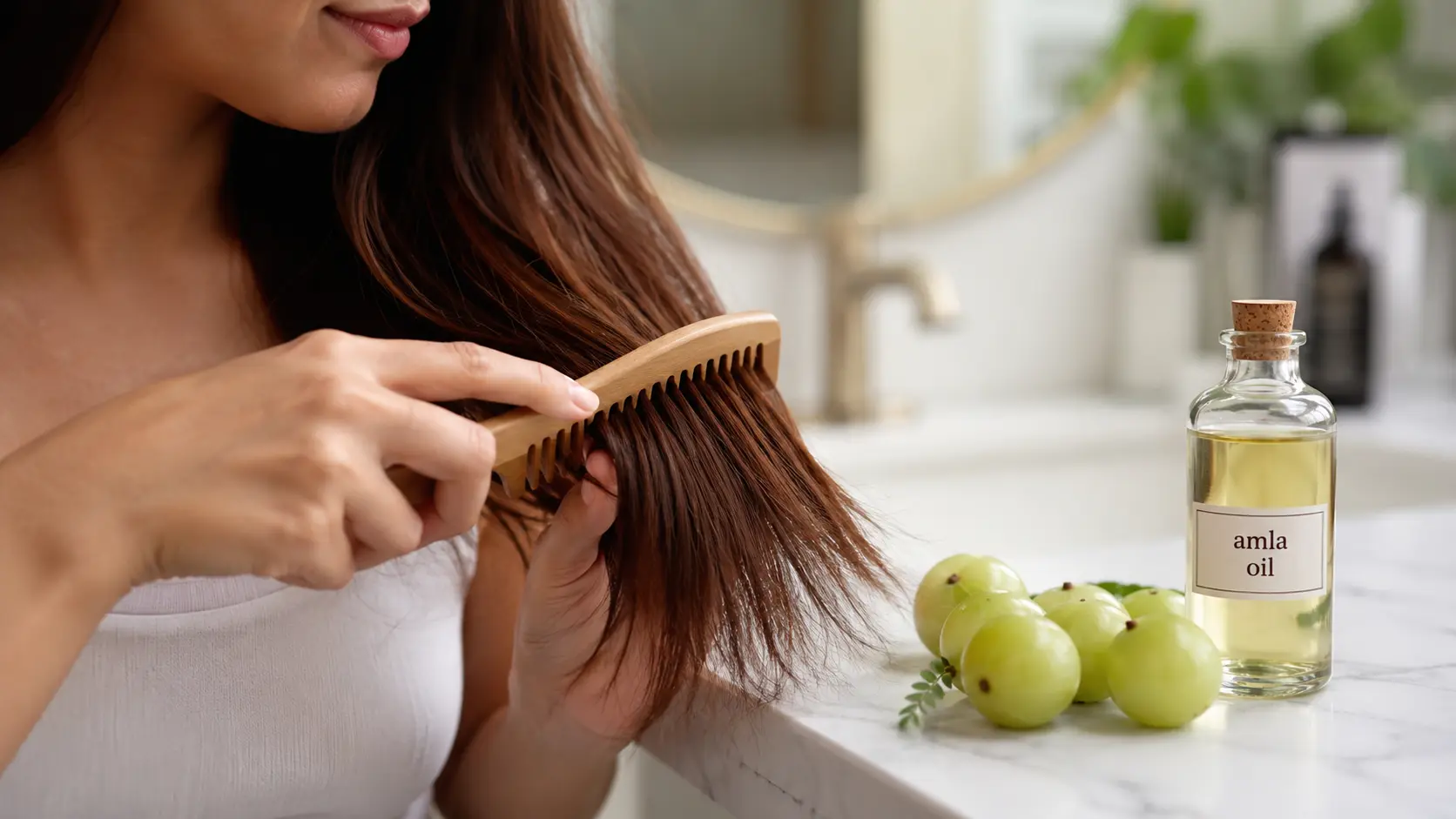 amla oil benefits for hair reduced breakage with amla oil and gentle combing