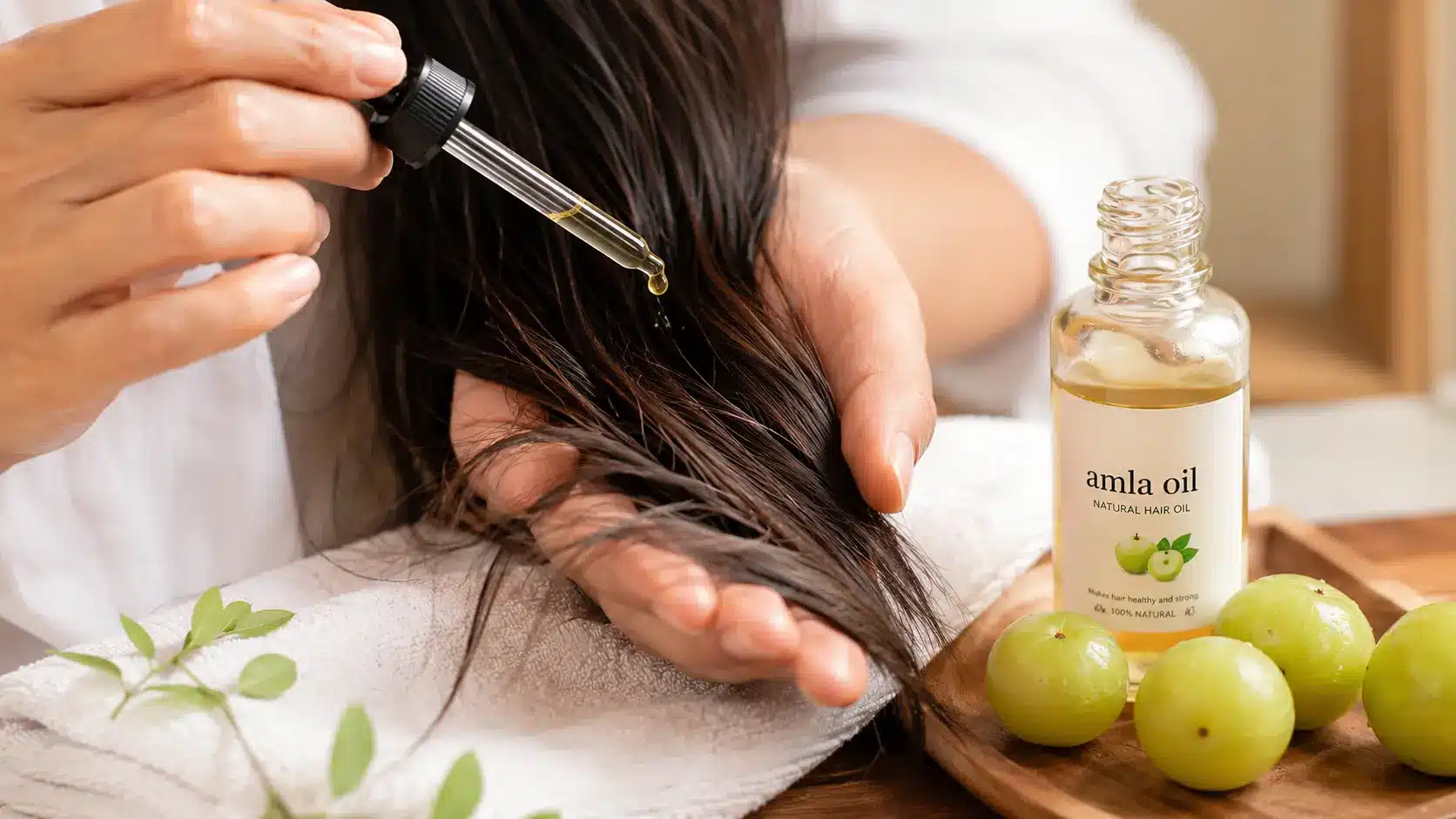 amla oil benefits for hair soft dry strands with amla oil treatment