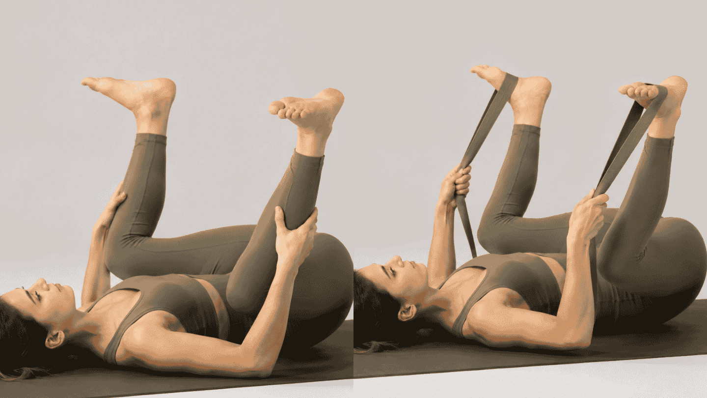 beginner happy baby pose variations