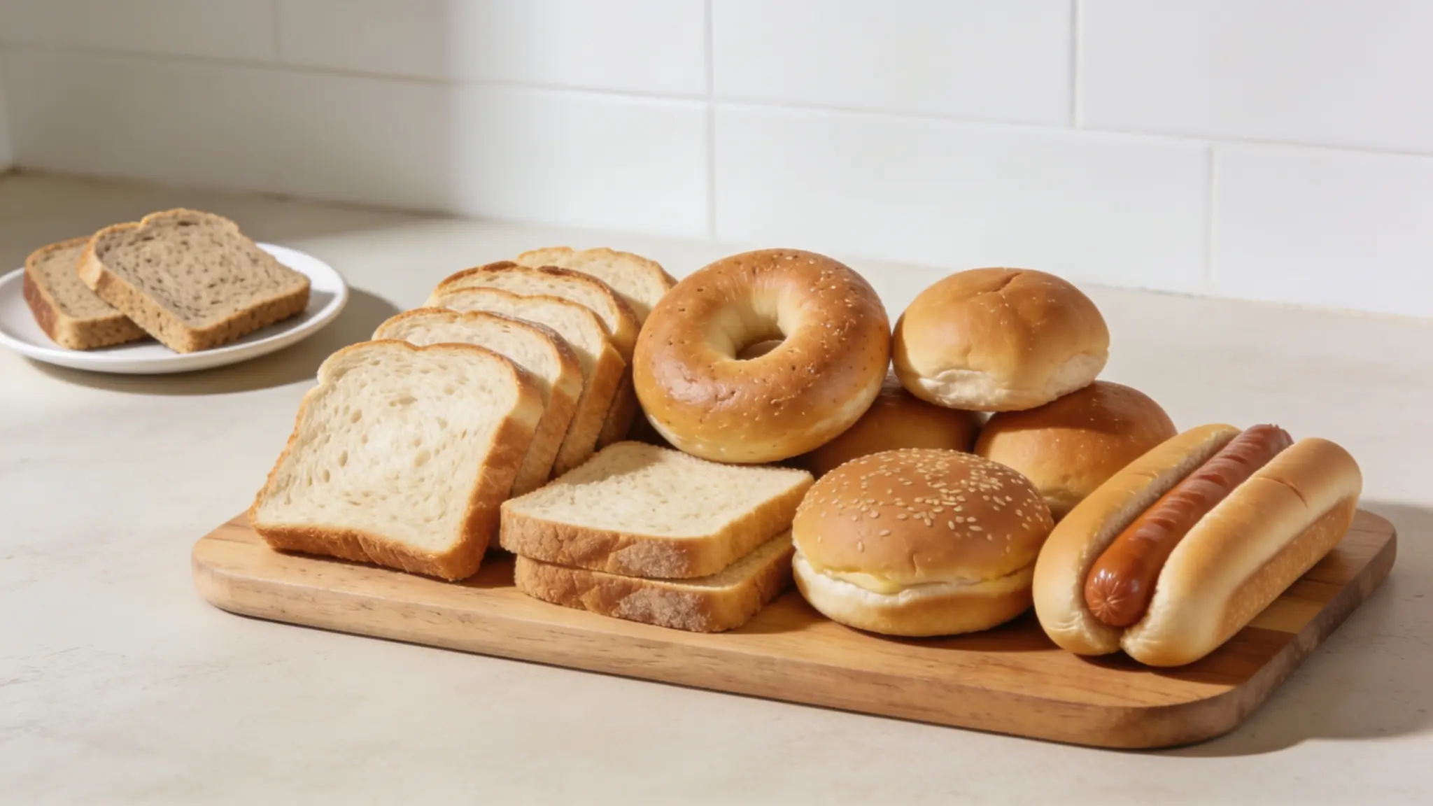 bread bagels and rolls