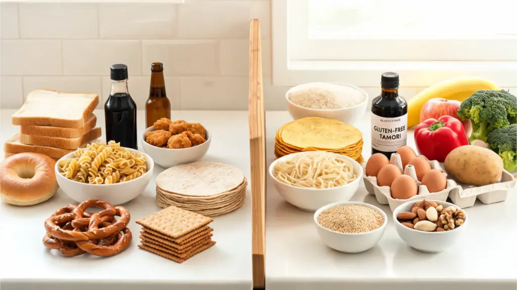 gluten foods and safer swaps
