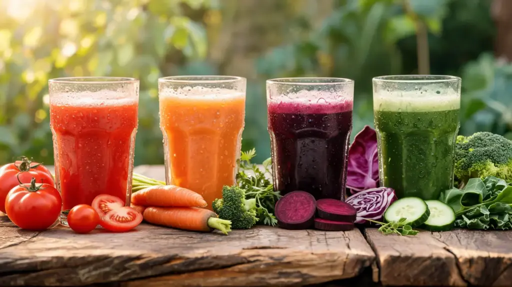 kidney-detox-juice-selection-with-tomato-carrot-beetroot-and-green-vegetable-drinks-on-rustic-outdoor-table (1)