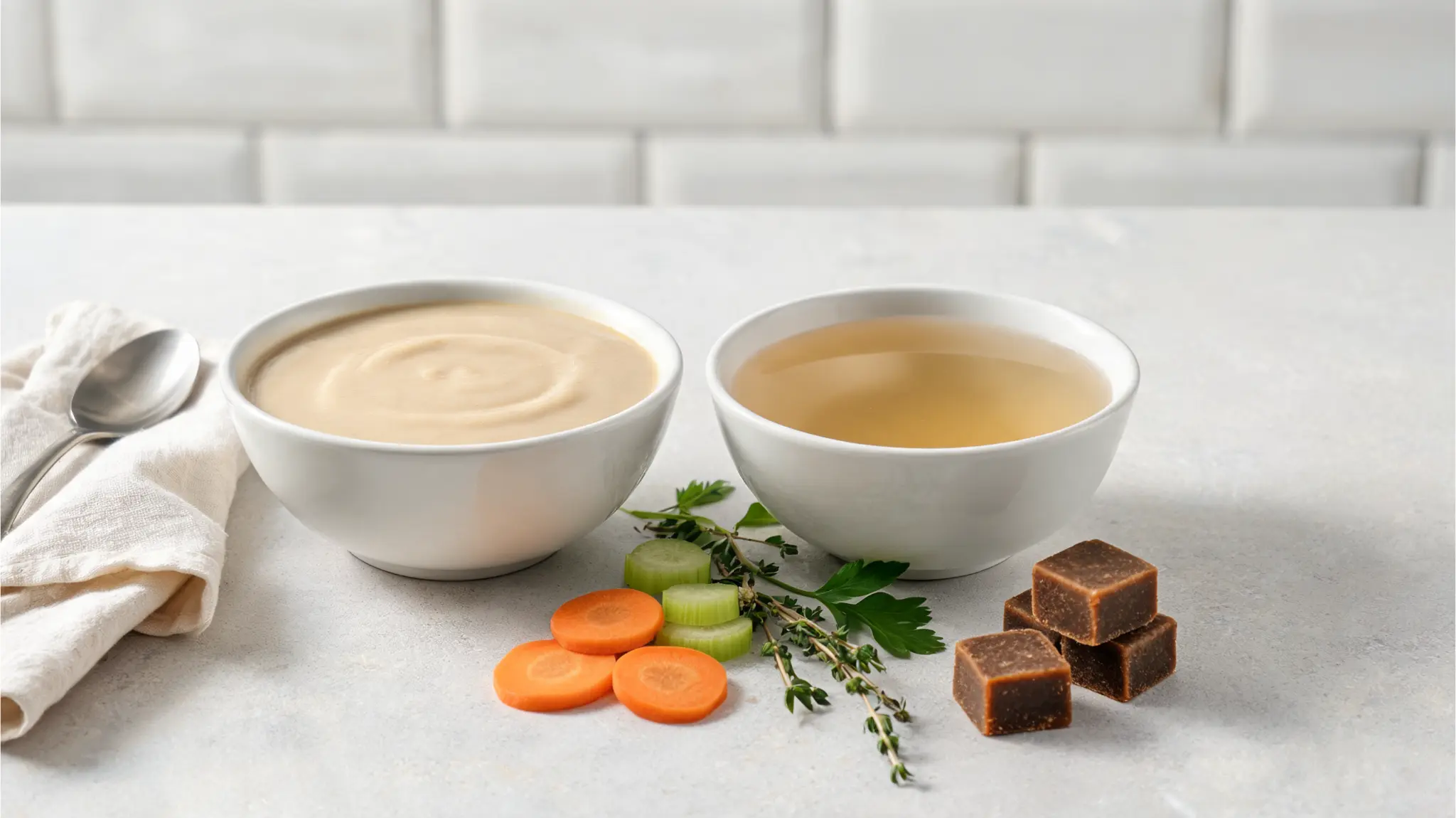 soup broth and bouillon